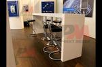 бар столове хромирана основа,произведени от различни материали